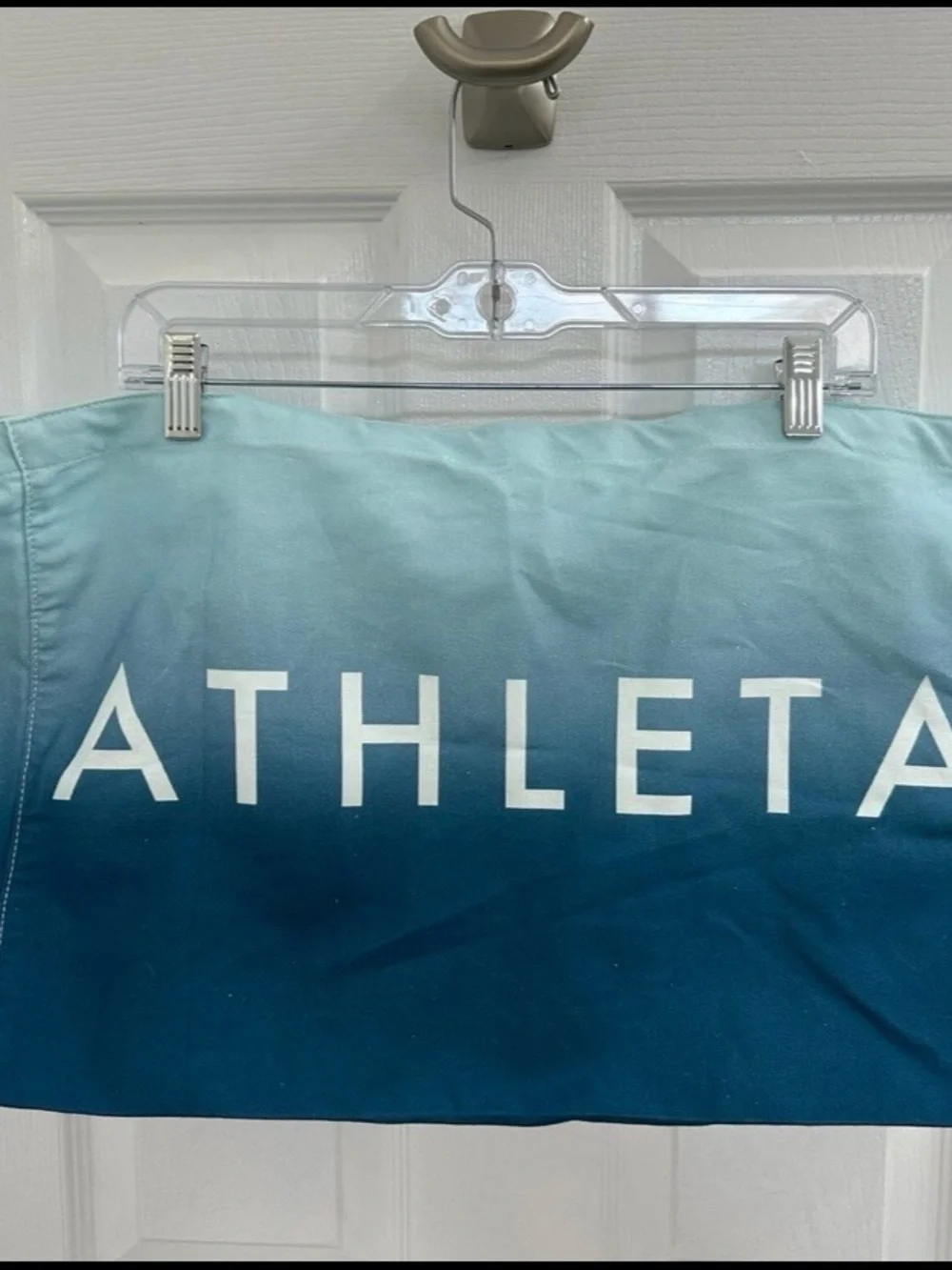 Athleta Tote Bag Teal Ombre’ Canvas